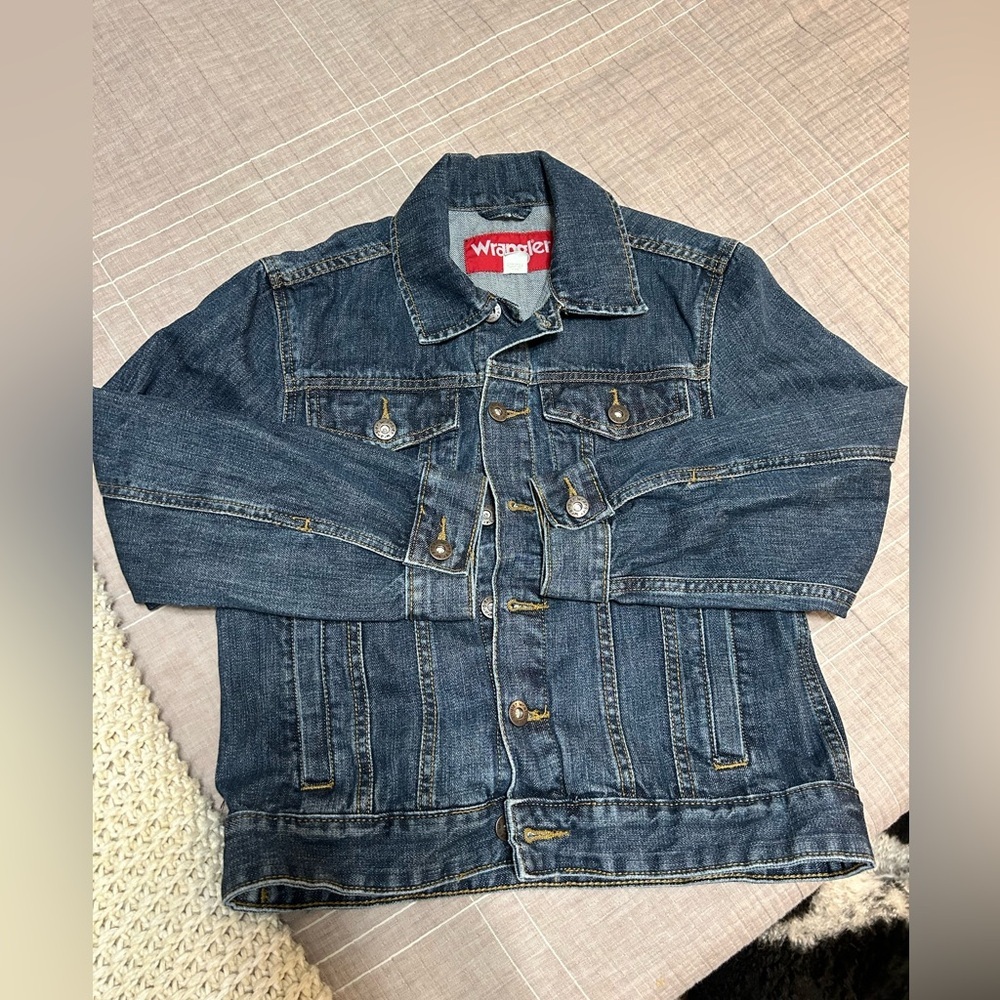 Girls Wrangler Blue Jean Jacket